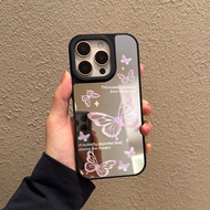 case for iphone X xsmax 11 12 13 14 15 16 Pro Max Plus Series Full screen of hollow butterflies patt