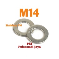 M14 Plate Ring / 316 Stainless Steel Plate Ring / 316 Stainless Steel Plate Washer