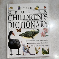 Preloved Book The Grolier Children's Dictionary Volume 1 and 2 A set of two books for primary and se