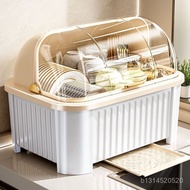📣Free Shipping🔥Taiwan Shipment🔥Dish Storage Cupboard Rack Household Kitchen with Lid Anti-dust Drain