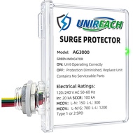 AG3000 HVAC Surge Protector 120/240V, House Surge Protectors, ac Surge Protector, Fit for Intermatic