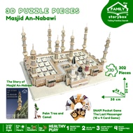 DIY 3D Model Puzzle: Masjid Nabawi | Hadiah Hiasan Islam | Mainan Pendidikan Kanak-kanak