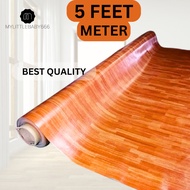 TIKAR GETAH 5 KAKI METER / 1.53cm / 5 FT PVC VINYL FLOORING TEBAL 0.40MM / 0.45MM GOOD QUALITY NEW PATTERN METER POTONG