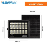 MODI ไฟโซล่าเซลล์ 180W280W380W แสงขาว Day light รีโมทคอนโทรล สปอตไลท์ แผงโมโนคริสตัลไลน์ LED พลังงาน