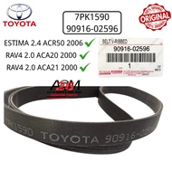 【ACM】TOYOTA ORIGINAL ESTIMA 2.4 ACR50 2006-2019 /RAV4 2.0 ACA20 /ACA21 2000-2005 FAN BELT 7PK1590 90