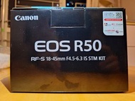全新 Canon 相機 EOS R50(包3年保養 UV鏡 SD卡)