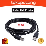 5M Black USB PRINTER Cable 5 METER USB Data Cable 5 M Good QUALITY
