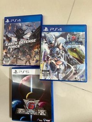 PS4 ps5 地球防衛軍 5，6, iron rain 中文版