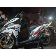 honda click v3 fire decals 3 bikcol decals