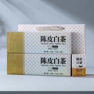 Authentic Fuding White Tea Small Square Piece Long Brow High-Grade Tea Independent Tangerine Peel White Tea Small Package Gift Box Biscuits24.4.24