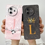 For Vivo Y39 5G Case Fashion Crown Letters Back Cover For Vivo Y39 Y 39 5G Liquid Soft Silicone Shoc