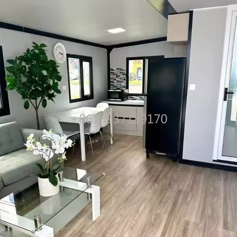 American Custom 3 Bedrooms 1 A Kitchen A Living Room A Toilet 40ft Double Wings Folding Container Ho