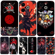 Case For infinix HOT 40i Silicon Phone Cover black tpu case Naruto Akatsuki Sasuke Sakura Itachi