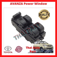 TOYOTA AVANZA POWER WINDOWS MAIN SWITCH 12PIN (AUTO DOWN)