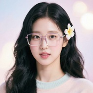 MATA Bebilenka IV-CD030 Glasses Normal Minus Glasses, Stylish Glasses, Korean Bluechromic Anti-Radia