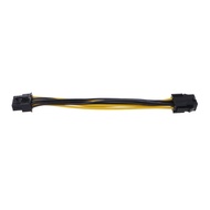 【Limited Time Only】 18cm Pcie 6pin To 8pin Adapter Pci-E 6-Pin Male To 8-Pin Female Converter For Pc