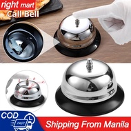Stainless Steel Service Bell Call Bell Service Ring Kitchen Hotel Bell Restaurant Bar Bell