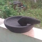 1 SET Of Mortar And Pestle 30CM Stone Material