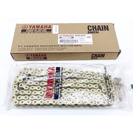 YAMAHA GOLD CHAIN RANTAI ORING HARDEN STEEL 415H 428H Yamaha y15 rs150 rsx 150