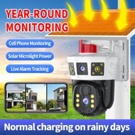 V360 cctv solar camera 4G sim card 8Mp 4K Outdoor Wifi Wireless Human tracking two-way voice IP66 wa
