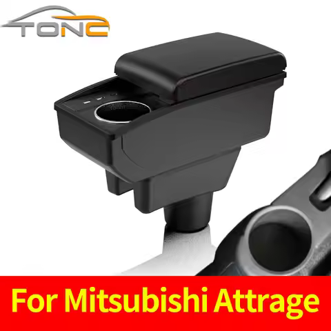 For Mitsubishi Attrage Mirage Armrest for Mitsubishi Mirage Space Star Car Armrest Box Retrofit Part