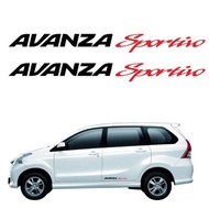 Terlaris Stiker Avanza Sportivo Sepasang Sticker Pintu Body Mobil