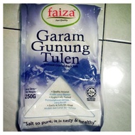 FAIZA Garam Gunung Tulen / Iodized Crystal Rock Salt (250g x 2pack)