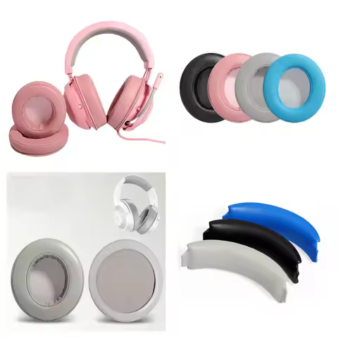 Compatible with Razer Razer Kraken Standard Edition X USB Earphone Sponge Cover Cute Cat BT Bluetoot