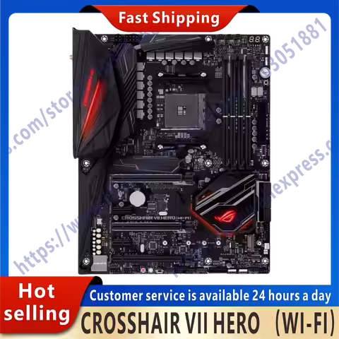 Used ROG CROSSHAIR VII HERO (WI-FI) motherboard AM4 motherboard Ryzen 5 5600g 5600xCpus DDR4 64GB AM