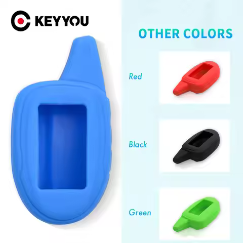 KEYYOU M7/M8/M9 Silicone Case for Scher-khan Magicar 7/8/9/10/11/12 101 LCD Two Way Car Alarm System