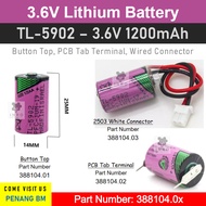 Tadiran TL-5902 1/ 2AA 3.6V PLC Industrial ER14250 CNC Lithium Battery