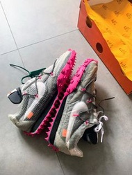 全新 Nike waffle racer X off white  US 10