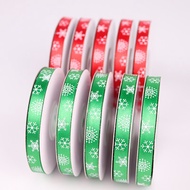 Snowflake Ribbon 1cm price per ROLL 1cm christmas ribbon christmas ribbon