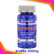 (Exp2024) Concentrate Caffeine ALLMAX Nutrition Caffeine 200 mg 100 Tablet