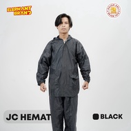 Jas Hujan Stelan Celana JC Hemat dewasa waterproof Merek Gajah Elephant