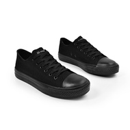 G-Max Unisex Laced Black School Shoes for Secondary | 207-01449 | Kasut Sekolah Hitam