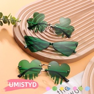 UMISTYDREAMUM9U Irish Shamrock Sunglasses St. Patrick's Day Accessories Sun Glasses Women Men Leprec