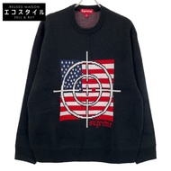Supreme 25FW Black TAEGET SWEATER Target Sweater Size L [Pre-owned]