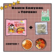 Ramen Samyang + Topokki / Halal Topokki Rice Cake