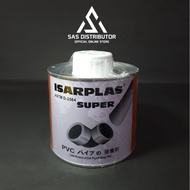 Lem Isarplas Kaleng 400 gram / Lem Kaleng Isarplas / Lem Pipa PVC / Lem Isarplas Kuas / Lem Pralon