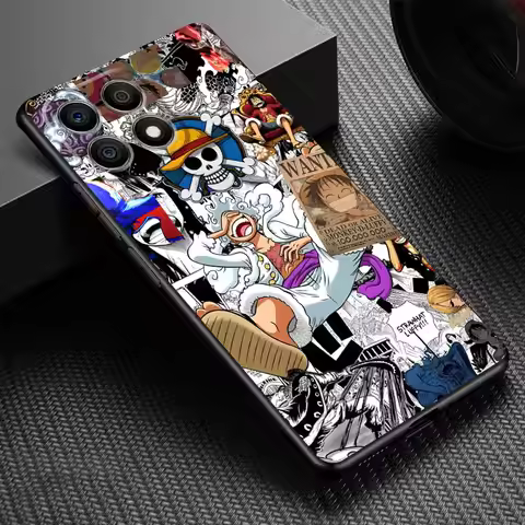 One Piece Cute Cool Luffy Soft Shell Case for Honor X8a X9a X7b X7 X9c X6a X8c 70 X9b X8 X8b 8X X5b 