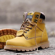 ❡●✶Caterpillar Men's and women Safety Shoes Outdoor High-Top Tooling large size tooling shoes couple