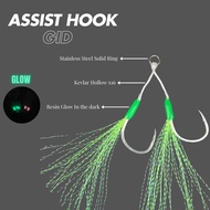 Assist Jigging AssistHOOK GID assist hook double GID Fishing hook