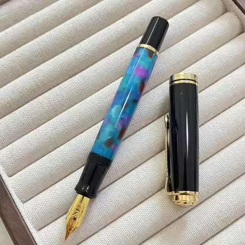 Admok J800 Acrylic Fountain Pen Bock/Schmidt Tip F/M/B/Bock 0.5/0.7/1.0mm Nib Ink Pen Business Pisto
