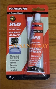 LEM RED SILICONE BESAR / LEM GASKET / LEM SILICONE RED 85 gram
