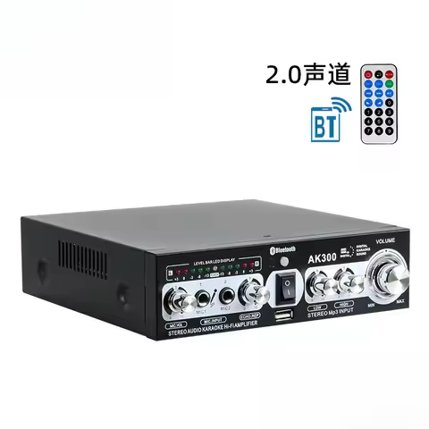 High Power Bluetooth Power Amplifier Home KTV Audio Speaker Power Amplifier