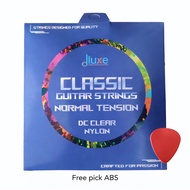 Dluxe Nylon Strings, (free Pick) Dluxe Classic Guitar Strings Normal Tension - Classic Nylon Guitar 