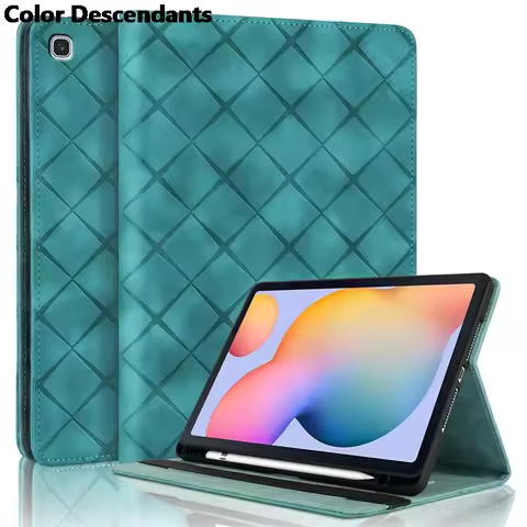 Funda For Samsung Tab S6 Lite Case with Pen Holder Book Wallet Stand Tablet Coque For Galaxy Tab A9 