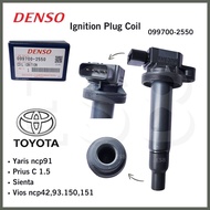 DENSO Ignition Plug Coil (4pin)099700-2550 Toyota Vios Yaris Prius c Sienta