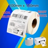 A6 Paper Size Roll Thermal Paper Label Sticker Shipping Courier Airway Bill Consignment Note 10x15 cm (350 PCS)